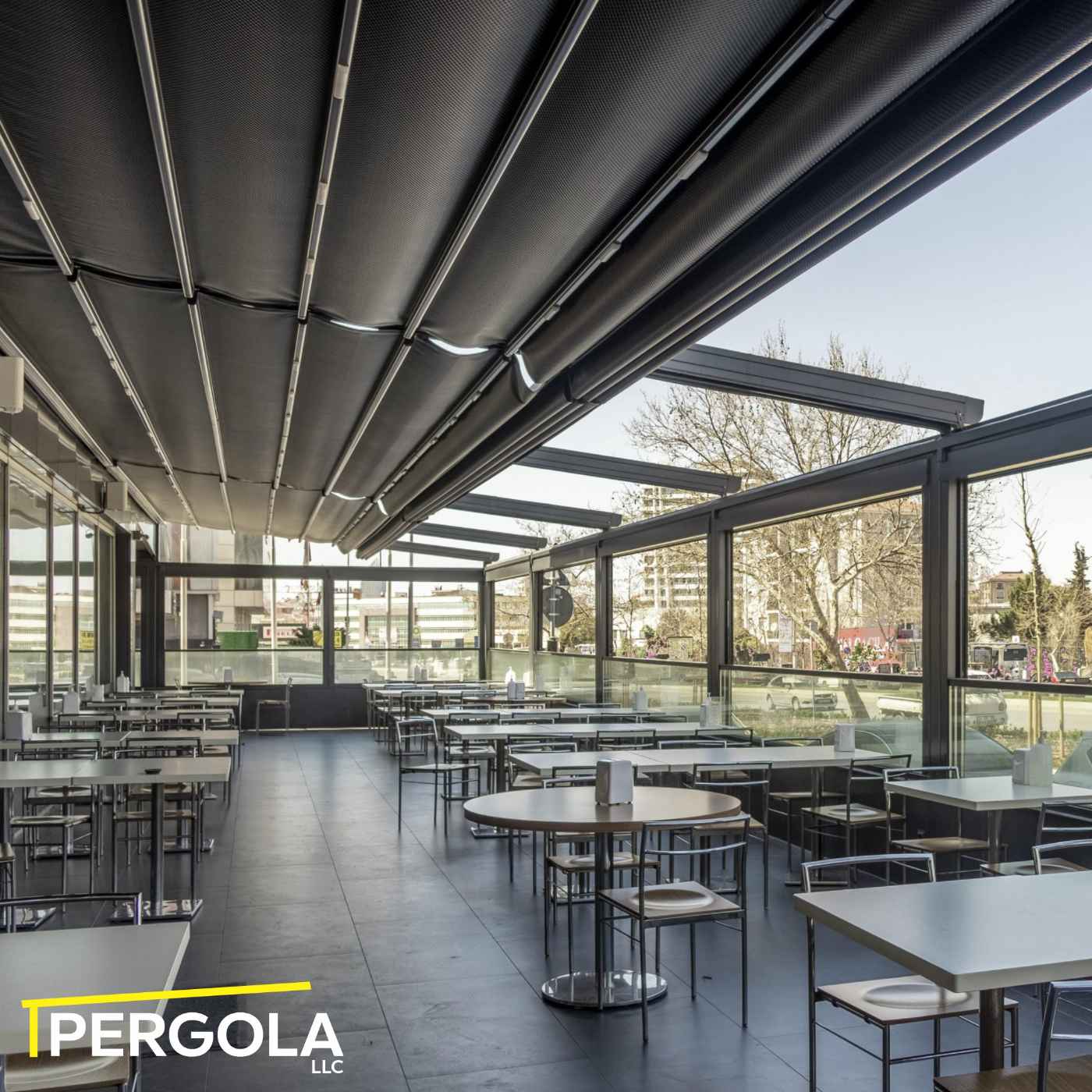 Pergola Premium me çati të tërheqshme