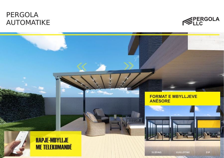 Katalogu — Pergola automatike